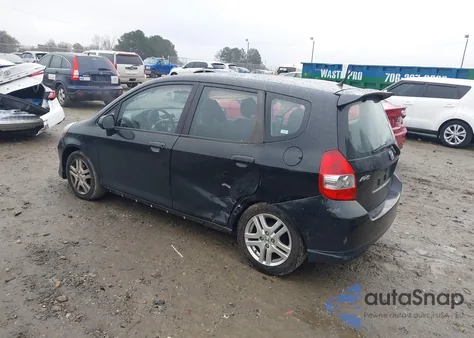 2008 Honda Fit Sport из США, поврежденный, VIN JHMGD37638S044443